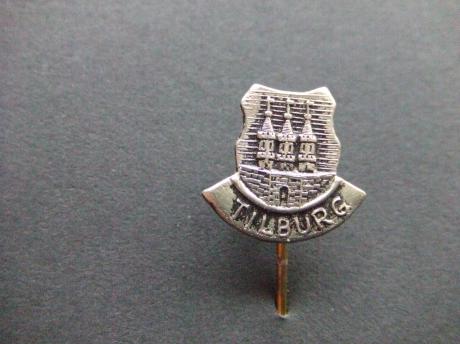 Tilburg gemeentewapen drie torens zilverkleurig